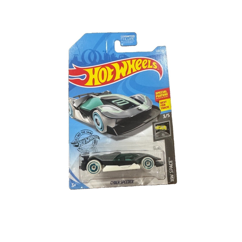 2019 Hot Wheels Cyber Speeder Treasure Hunt HW Space 3/5 FYG01 Gray 1:64